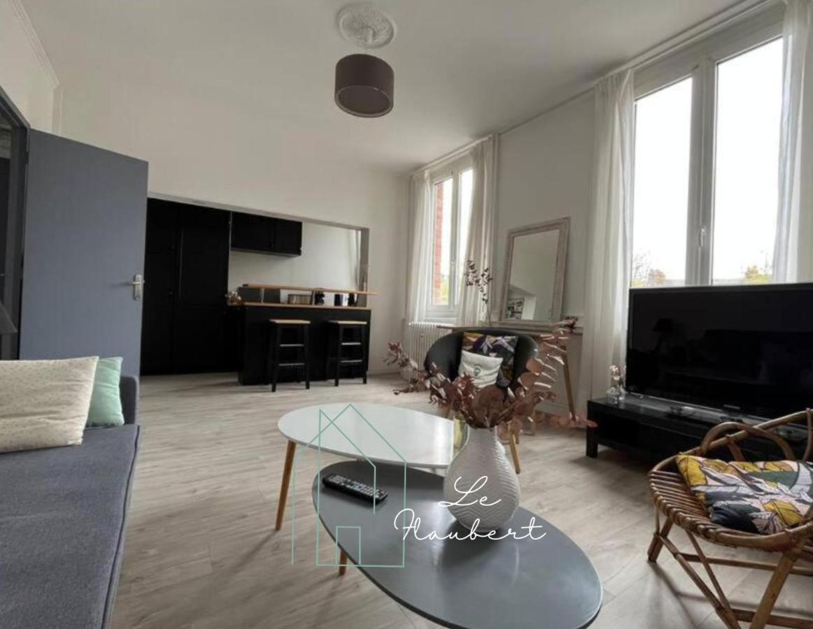 Le Flaubert, Appartement Et Parking En Centre Ville Rouen Eksteriør bilde
